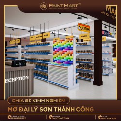 Kinh nghiệm mở đại lý sơn cho người mới bắt đầu