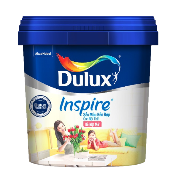 Sơn nước nội thất Dulux Inspire Sắc Màu Bền Đẹp Bóng Mờ 39A - 5L