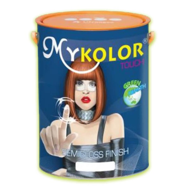 Sơn ngoại thất BÓNG MỊN Mykolor Touch Semigloss Finish