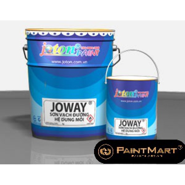 Sơn kẻ vạch Joton Joway sơn lạnh Màu  trắng-đen Lon 5Kg