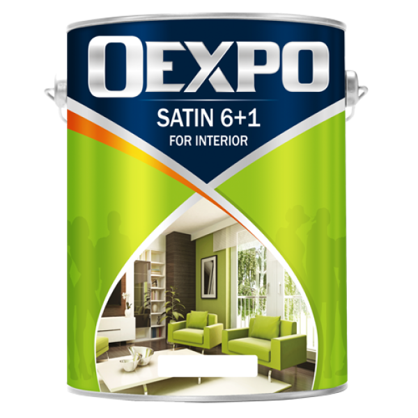 Sơn nước nội thất OEXPO SATIN 6+ 1- OEXPO SATIN 6+ 1 FOR INT