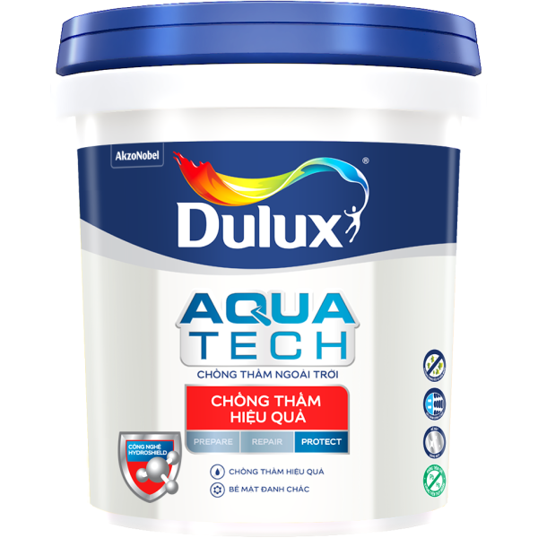 Sơn chống thấm pha xi măng Dulux Aquatech 20Kg