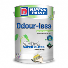 Sơn nội thất Nippon Odour-Less All-In-1 Siêu Bóng 5L