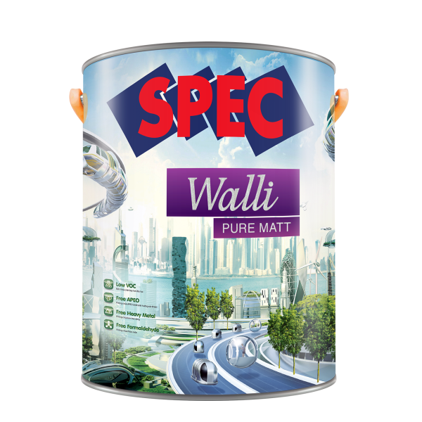 Sơn nội thất mờ Spec Walli Pure Matt