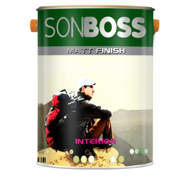 Sơn nội thất Boss Matt Finish thùng 18L