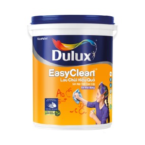 Sơn nước nội thất lau chùi hiệu quả Dulux EasyClean Bề Mặt Bóng A991B - 5L