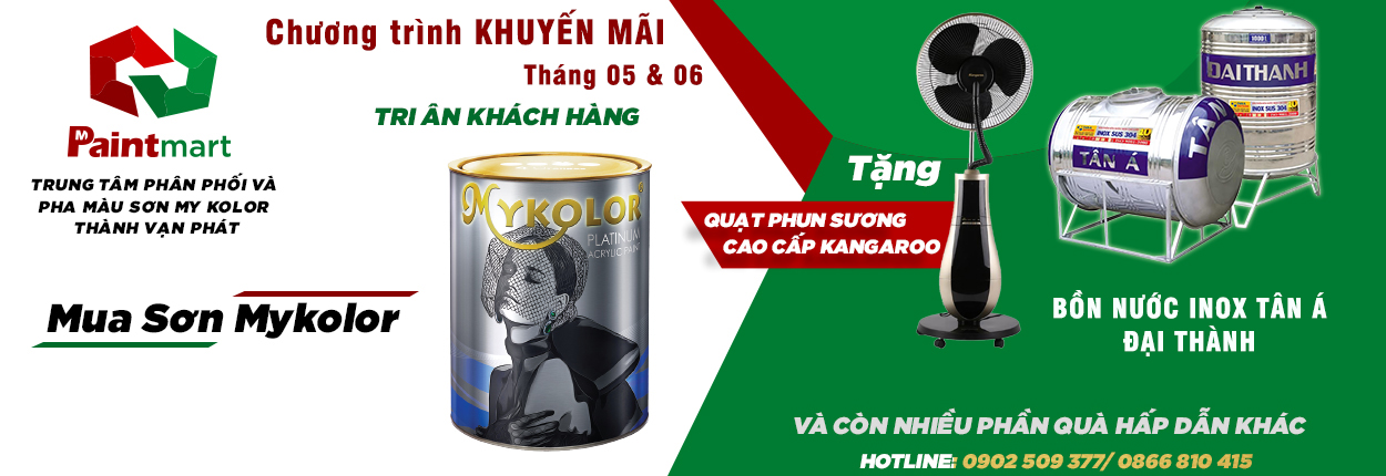 Khuyến mãi khi mua sơn expo